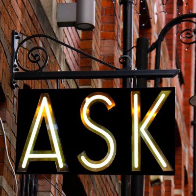 ask, sign, design